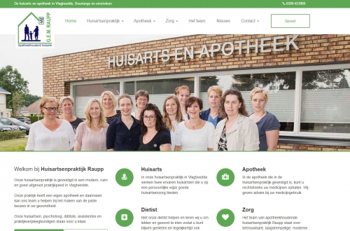 webdesign Huisartsenpraktijk Raupp