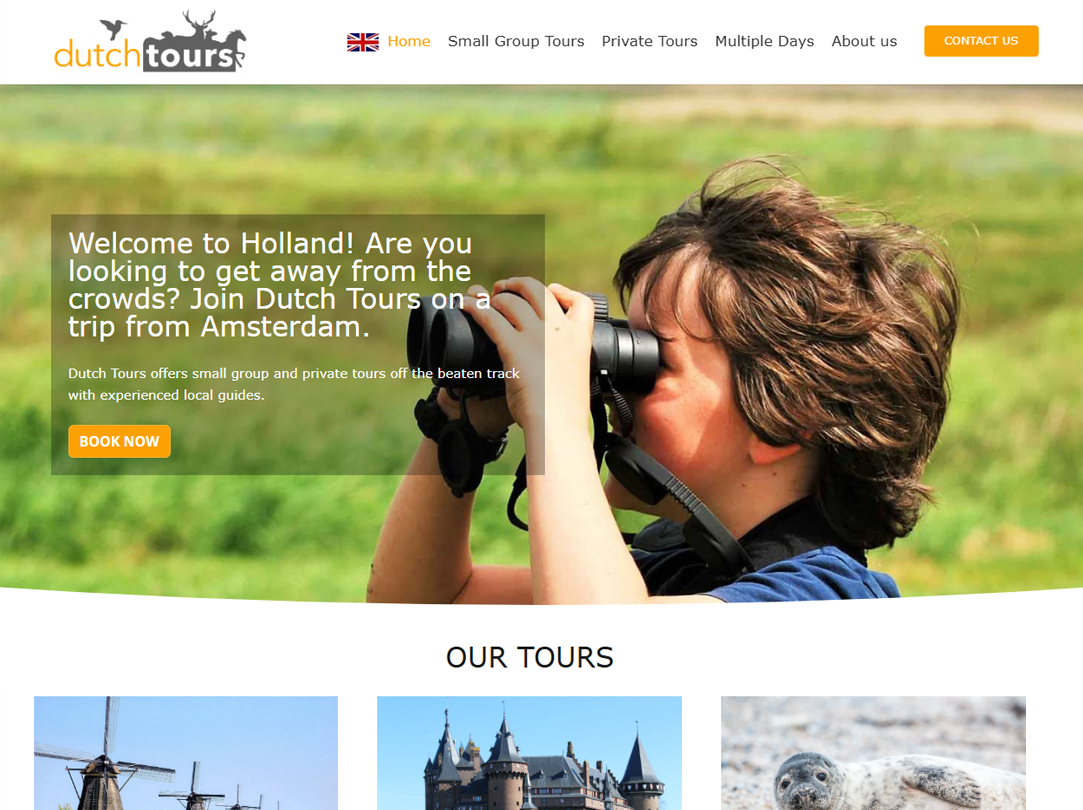Webdesign Dutch Tours