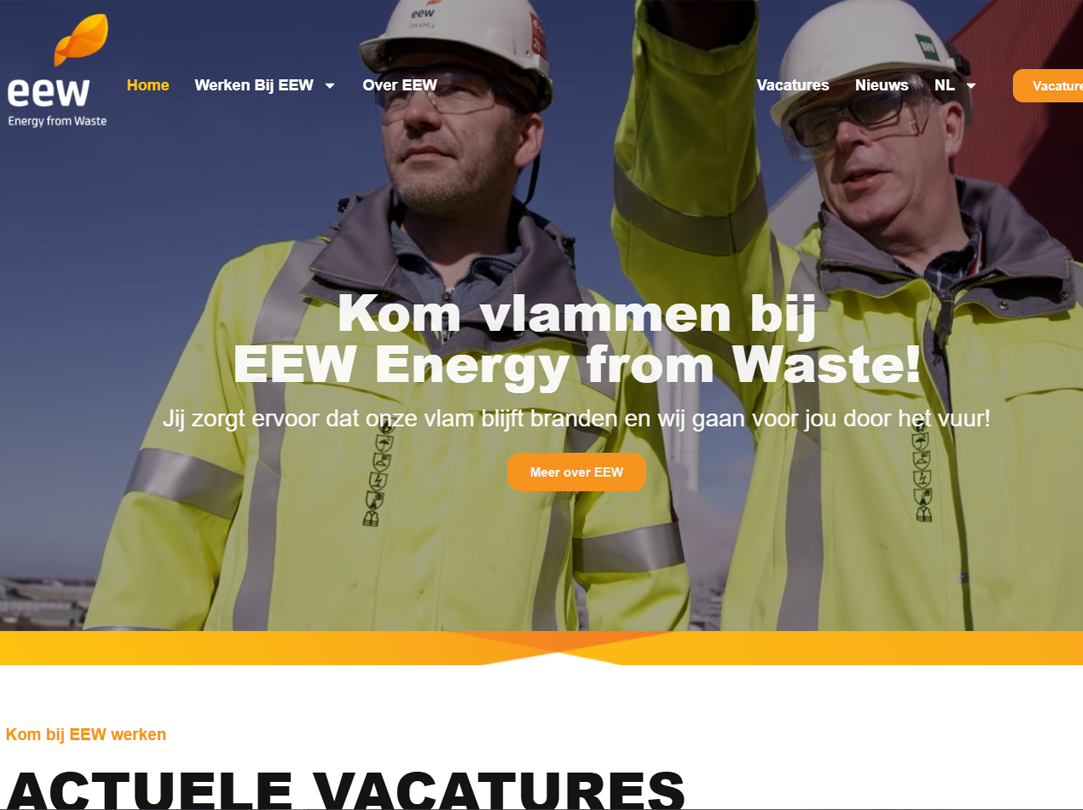 Werken bij EEW - Waste from Energy