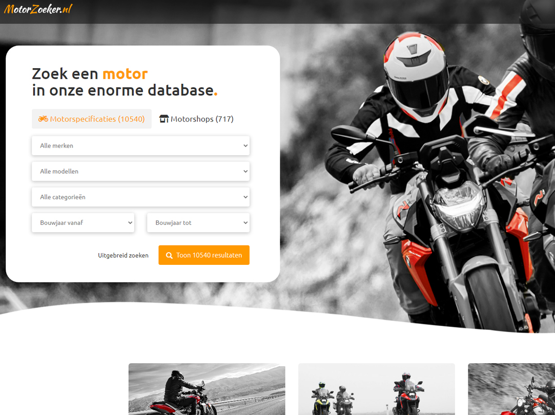 Webdesign Motorzoeker