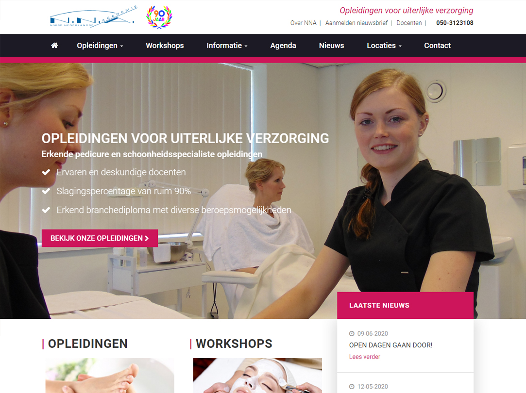 Webdesign NoordNederlandseAcademie